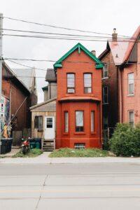An old red house in Toronto