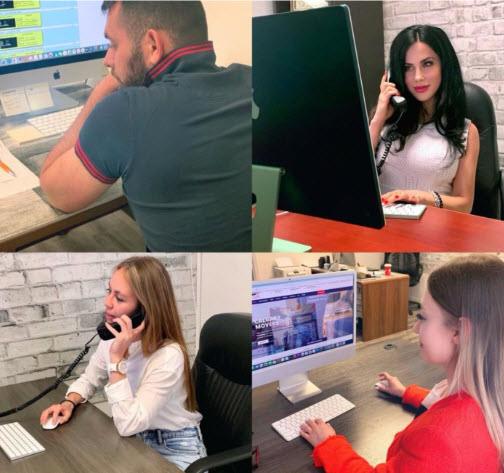 high level movers- office staff