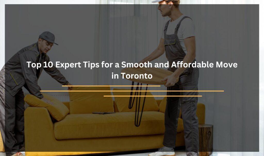 Moving Services Toronto: Professional movers transporting household items in Toronto